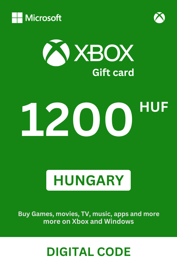 Xbox 1200 HUF Gift Card (Hungary) - Digital Code - Image 1