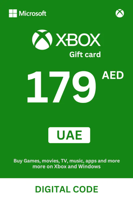 Xbox 179 AED Gift Card (United Arab Emirates) - Digital Code