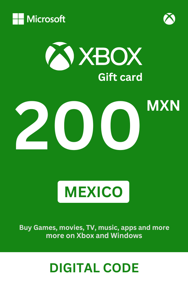 Xbox 200 MXN Gift Card (Mexico) - Digital Code - Image 1