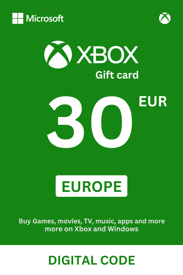 Xbox 30 EUR Gift Card (Europe) - Digital Code - Image 1