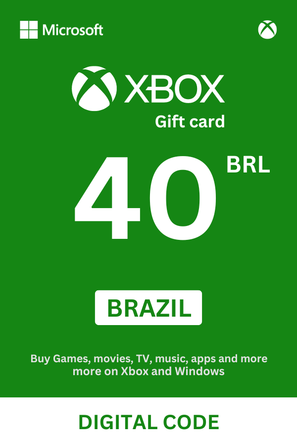 Xbox 40 BRL Gift Card (Brazil) - Digital Code - Image 1