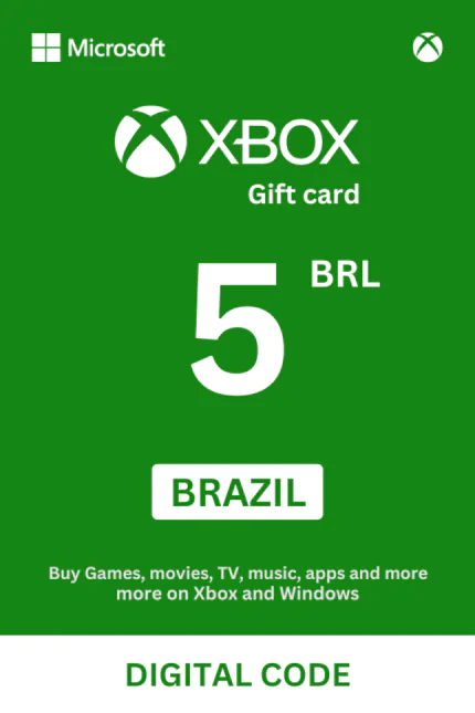 Xbox 5 BRL Gift Card (Brazil) - Digital Code