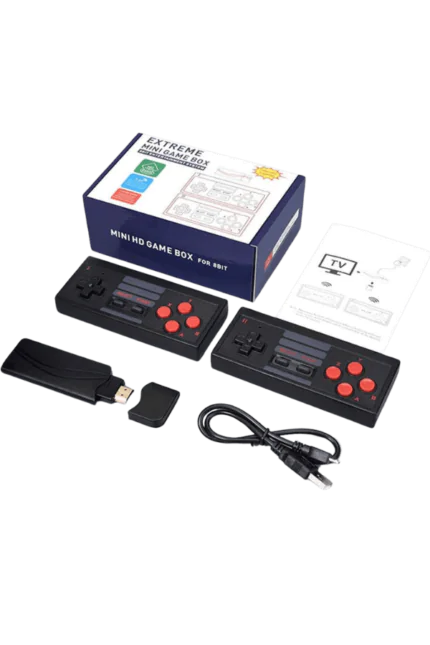 Extreme Mini 8bit Game Box HDMI output wireless controllers