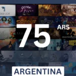 Steam Wallet 75 ARS Gift Card (Argentina) - Digital Code