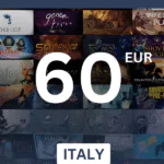 Steam Wallet €60 EUR Gift Card (ITALY) - Digital Code