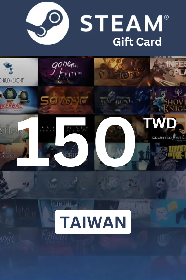 Steam Wallet  $150 TWD Gift Card (TAIWAN) - Digital Code - Image 1