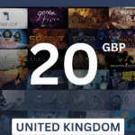 Steam Wallet £20 GBP Gift Card (United Kingdom) - Digital Code