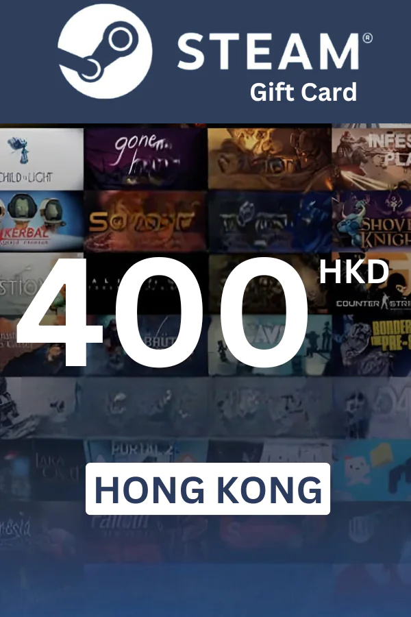 Steam Wallet HK$400 HK Gift Card (Hong Kong) - Digital Code - Image 1