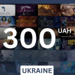 Steam Wallet ₴300 UAH Gift Card (UKRAINE) - Digital Code